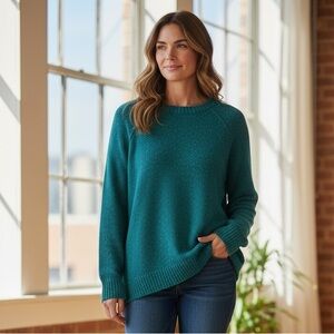 Zenana Outfitters Turquoise Knit Top